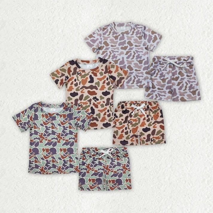 Duck Camo Shorts Set - 3 Styles -
